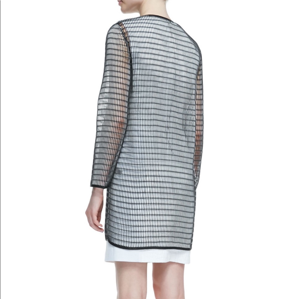 Elie Tahiti Soho Rectangular Mesh Coat